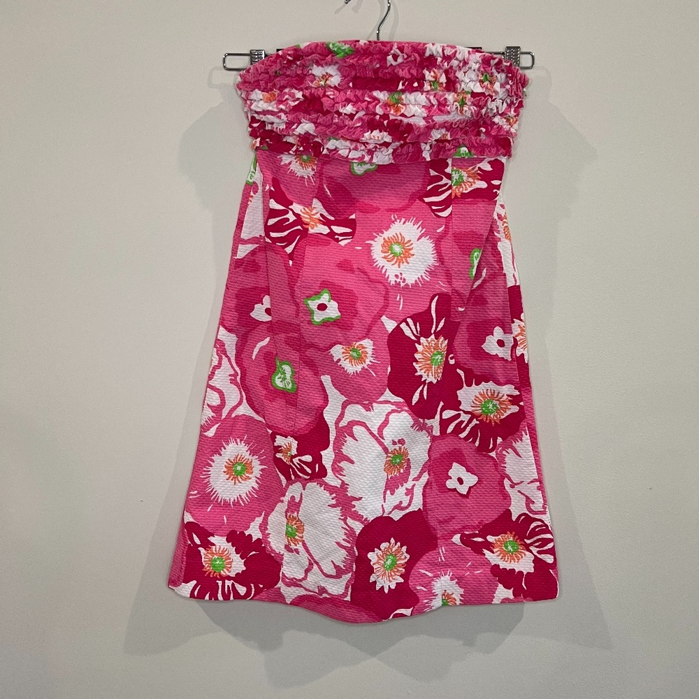 Lilly Pulitzer Strapless Dress-14 GIRLS size